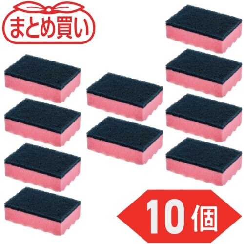 TRUSCO まとめ買い 抗菌ハードスポンジ ピン