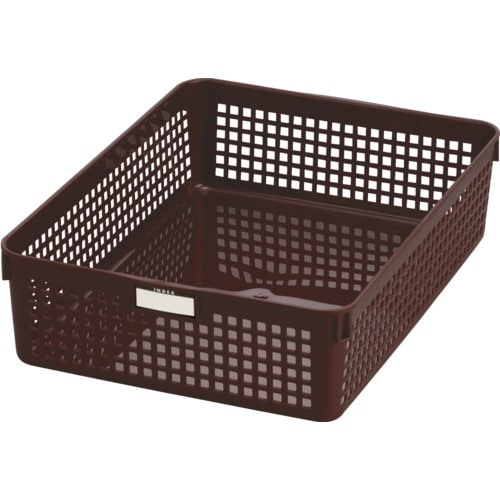 inomata ネームバスケット A4ブラウン