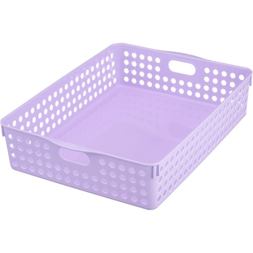 inomata ストックバスケット A4 ライトパ