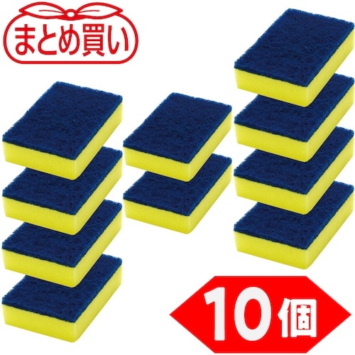 TRUSCO まとめ買い ハードスポンジ イエロー