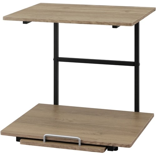 IRIS 299975 冷蔵庫上ラック ブラック/