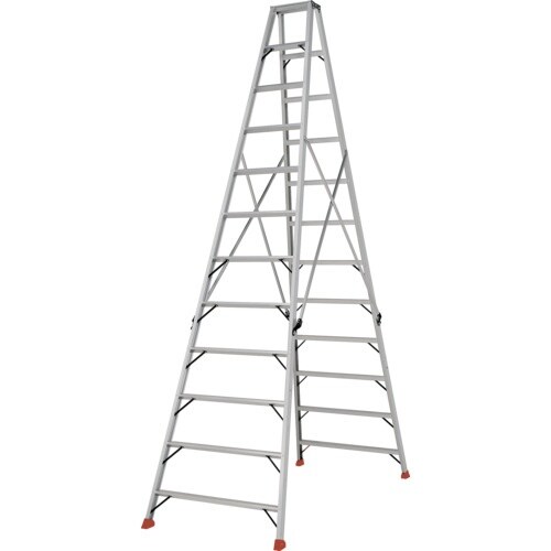 TRUSCO 軽量専用脚立 天板高さ3.43m