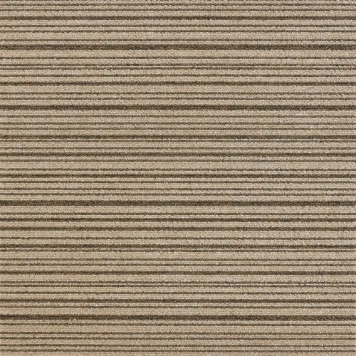 大島屋 日本製タイルカーペット ストライプベージュ