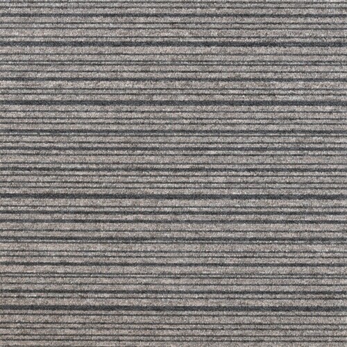 大島屋 日本製タイルカーペット ストライプブラウン