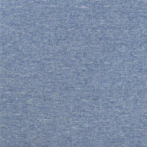 大島屋 日本製タイルカーペット ブルー 50×50