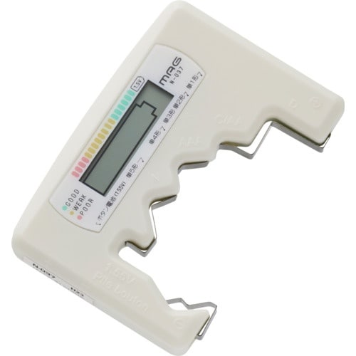 MAG バッテリーチェッカー 電池残量確認 乾電池