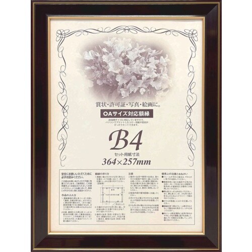 大額 額縁 賞状額 ネオ光輝 OA−B4 0142