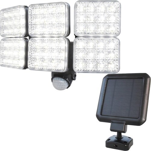 大進 LEDソーラーセンサーライト6灯式 極