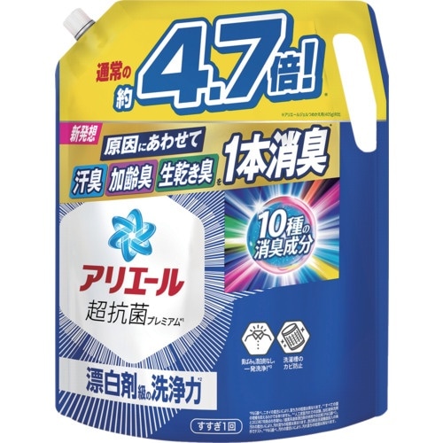 P&G 洗濯洗剤 アリエール 超抗菌ジェル つめか