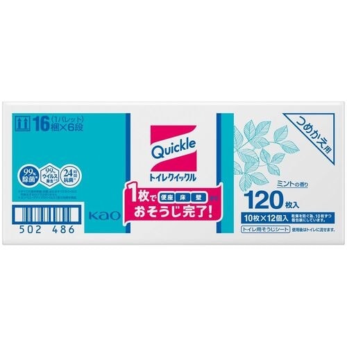 Kao トイレクイックル つめかえ用120枚
