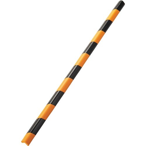 緑十字 トラ柄コーナー用ガードクッション L型タイ