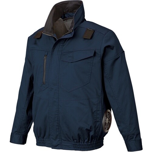 クロダルマ ハーネス対応長袖ジャンパー ネイビー