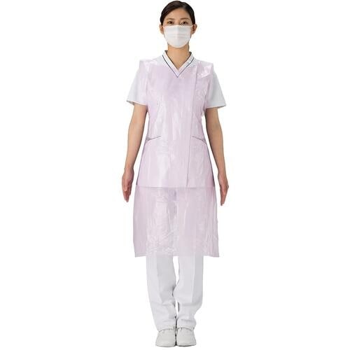 マツヨシ マイスコPEエプロン袖なし(ピンク) 2