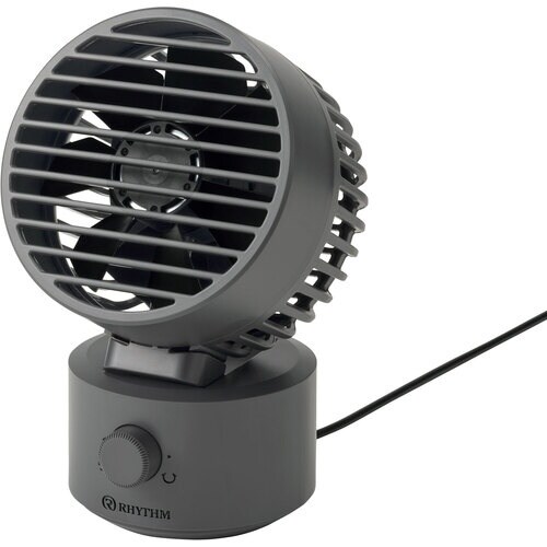 RHYTHM 卓上扇風機 静音 小型 USB給電式