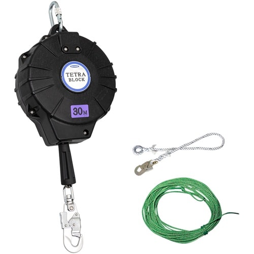 TSUYORON ワイヤロープ巻取式安全ブロック