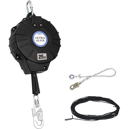 TSUYORON ワイヤロープ巻取式安全ブロック