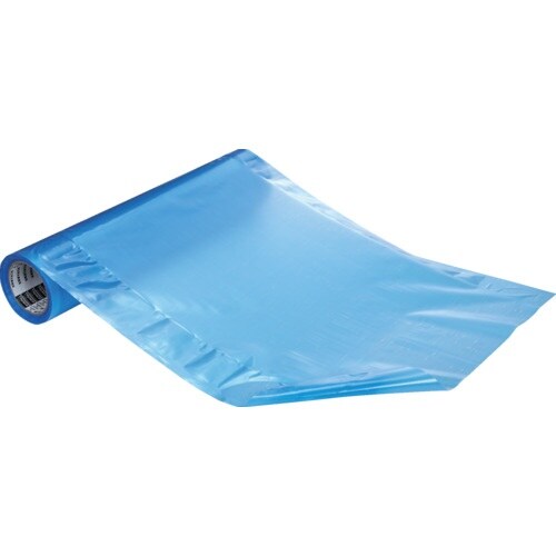 TRUSCO 手で切れる粘着付養生シート 幅500