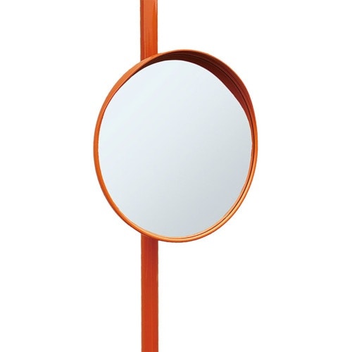 ユニット ◎カーブミラー 300mmΦ 一面鏡ポー