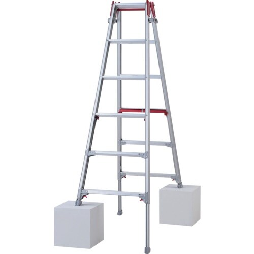 ハセガワ 脚部伸縮脚立 シャガマン 6段(1090