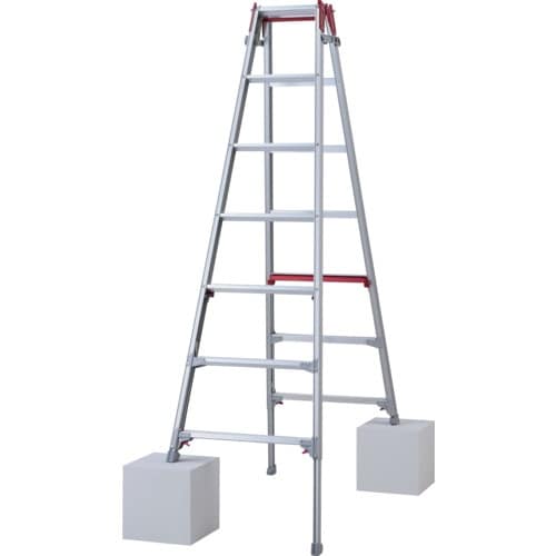 ハセガワ 脚部伸縮脚立 シャガマン 7段(1090