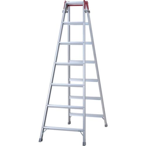 ハセガワ アルミはしご兼用脚立 ステップ幅広タイプ