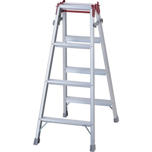 ハセガワ アルミはしご兼用脚立 ステップ幅広タイプ