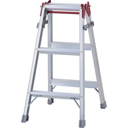 ハセガワ アルミはしご兼用脚立 ステップ幅広タイプ