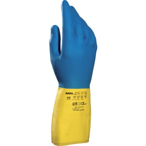 MAPA 耐薬品ゴム手袋 ALTO405 Mサイズ
