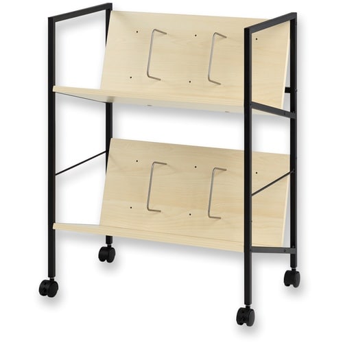 ASKA ファイルワゴン 木製ファイルワゴン2段