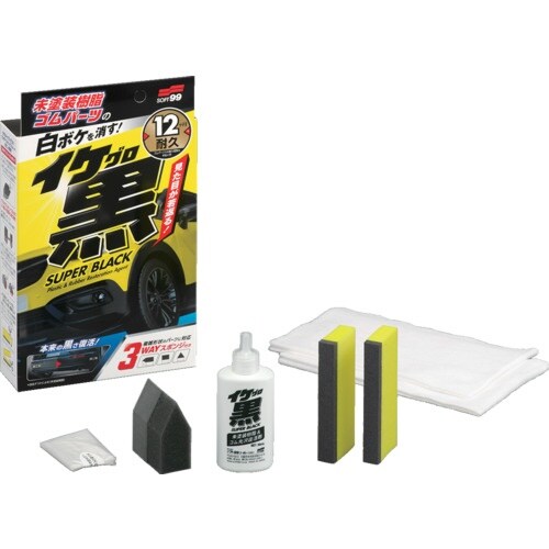 SOFT99 樹脂及びゴム用光沢復活剤 イケ黒 未