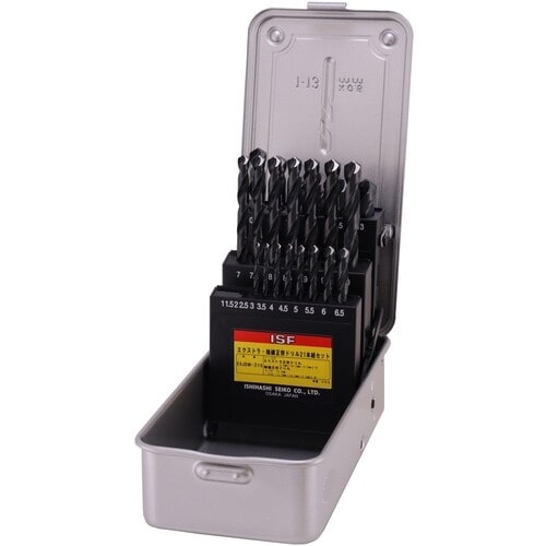 ISF エクストラ正宗ドリル 21本組セット(軸細