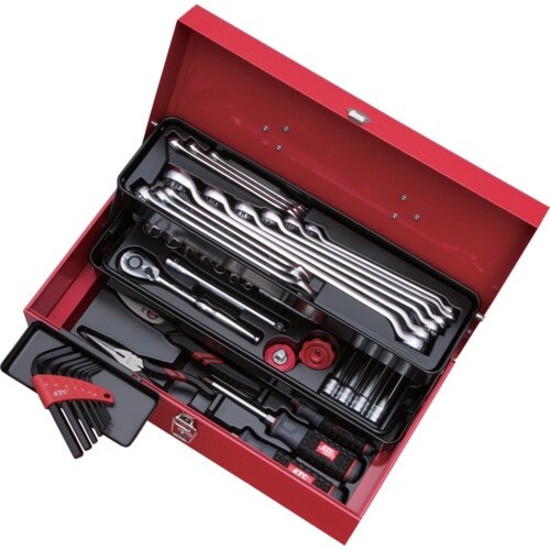 KTC 工具セット(片開きメタルケースタイプ)[4