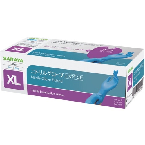 サラヤ ニトリルグローブ エクステンド 170枚