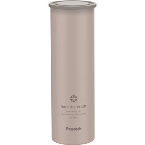 ピーコック魔法瓶 ミニアイスパック ベージュ 携帯