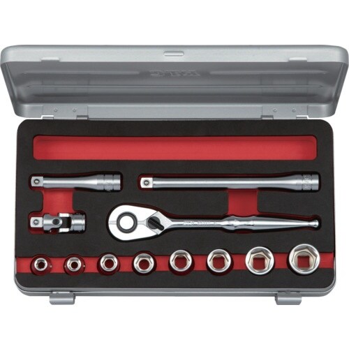 KTC 9.5sq.ソケットセット(六角)[12点