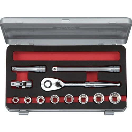 KTC 9.5sq.ソケットセット(六角)インチサ