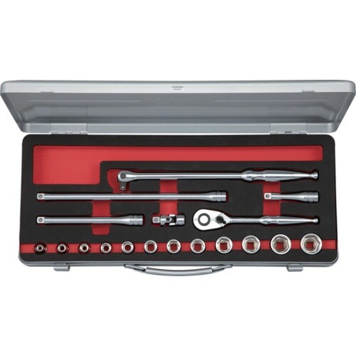 KTC 9.5sq.ソケットセット(六角)[18点