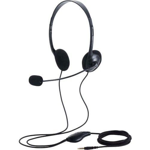 ELECOM 有線ヘッドセット 両耳オーバーヘッド