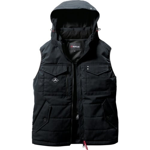 BURTLE 防寒ベスト5054−35−XXLブラ