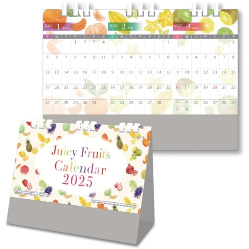 キングコーポ 卓上カレンダー Juicy Fru