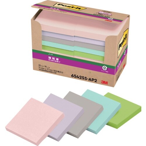 3M ポスト・イット(R) 強粘着ノート 再生紙