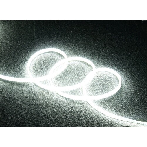 富士倉 両面発光LEDロープライト 5M 白色