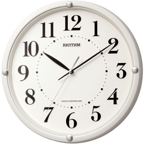 RHYTHM リズム 電波時計 壁掛け時計 連続秒