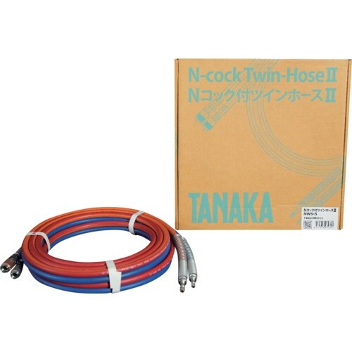 日酸TANAKA Nコック付ツインホース2 NW3