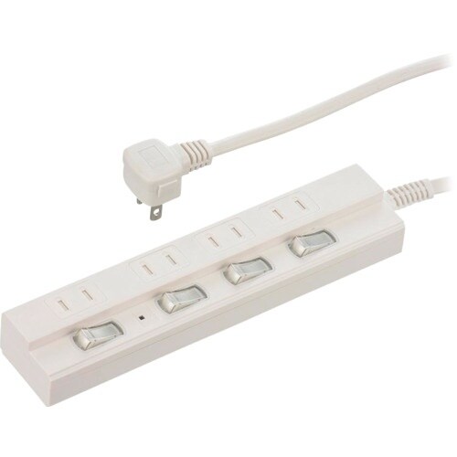 OHM 4口3m節電タップ雷ガード付22