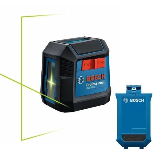 ボッシュ クロスラインレーザー +リチウムイオンバ