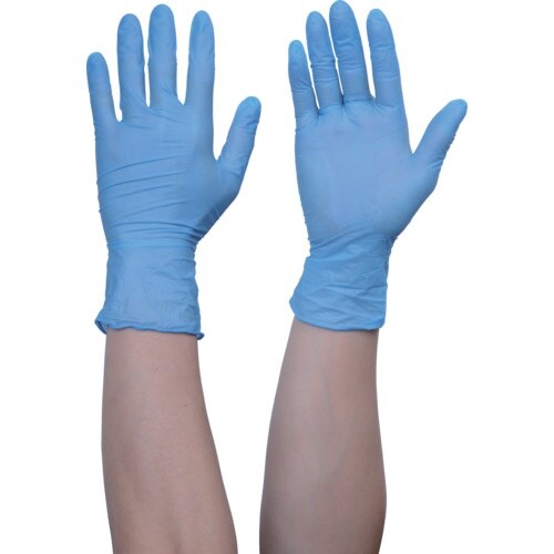 TRUSCO まとめ買い 使い捨てニトリル手袋TG