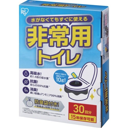 IRIS 208362 非常用トイレセット 10g