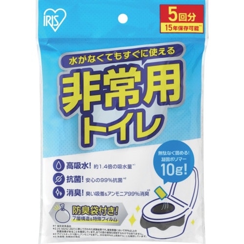 IRIS 208361 非常用トイレセット 10g