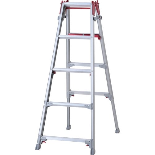 ハセガワ 階段用脚部伸縮式アルミはしご兼用脚立 R